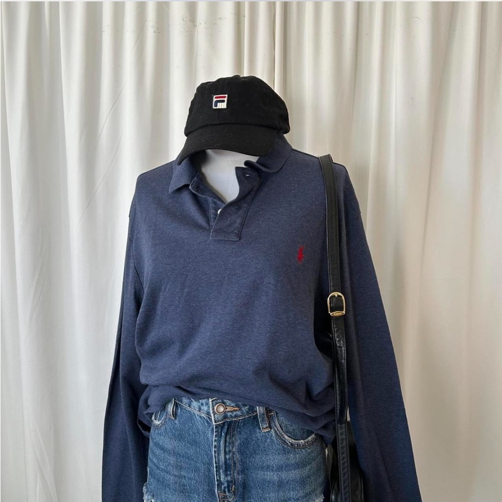 Vintage Y2K POLO Ralph Lauren Classic fit long sleeve polo shirt - Picture 5 of 8
